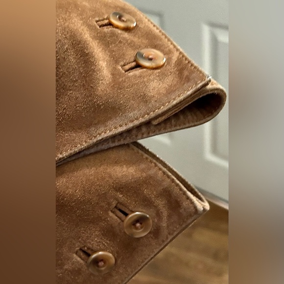 GAP - Leather Suede Jacket/Blazer, vintage 90s - Picture 9 of 17